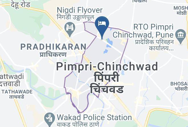 Chinchwad - Kyriad Hotel Chinchwad Maps