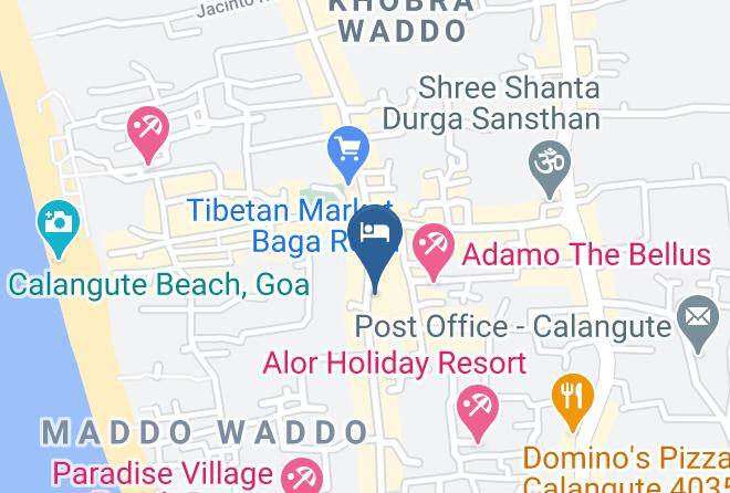 Bardez - Kyriad Prestige Calangute Goa Maps
