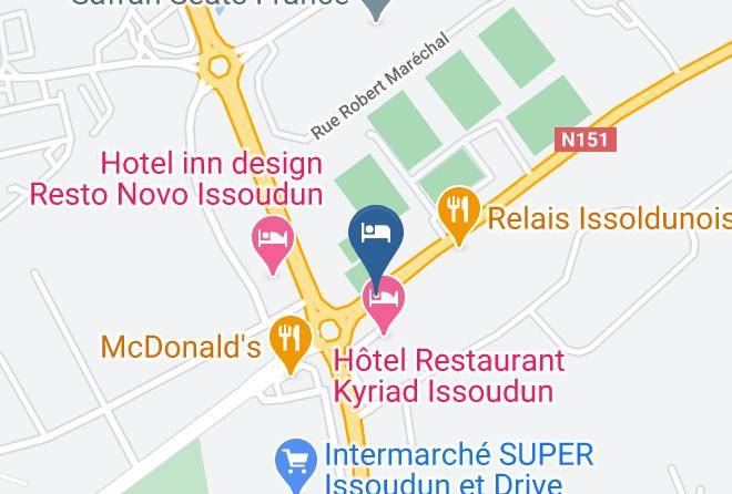 Indre - Kyriad Issoudun Maps