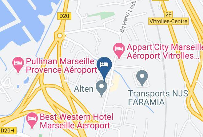 Bouches Du Rhone - Kyriad Marseille Aeroport Maps