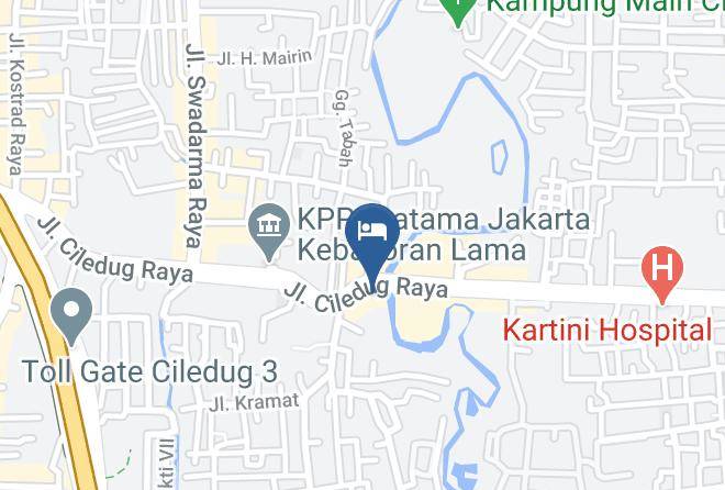 Jakarta Selatan - Kyriad Metro Kebayoran Maps