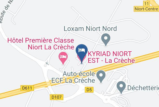 Deux Sevres - Kyriad Niort Est La Creche Maps