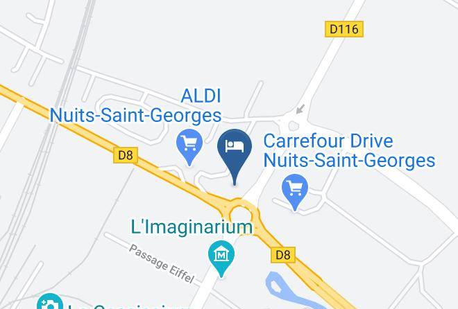 Kyriad Nuits Saint Georges Map