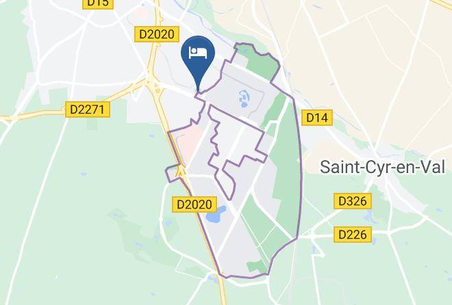 Loiret - Kyriad Orleans Sud Olivet Maps
