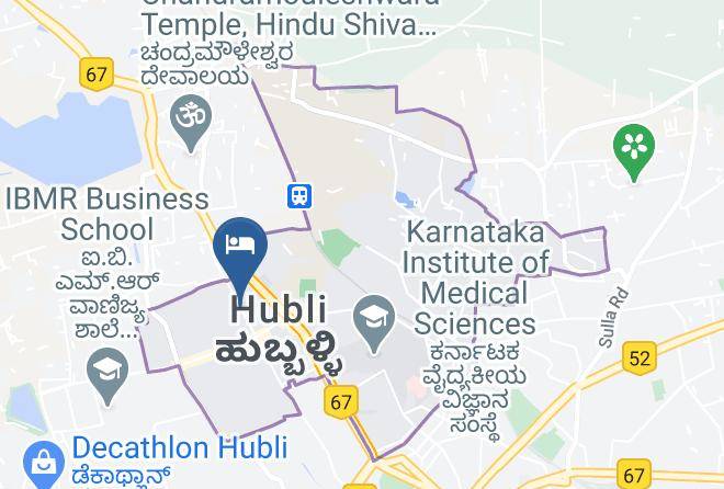 Hubballi - Kyriad Prestige Hubli Maps