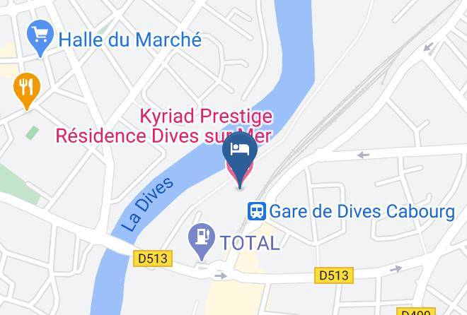Calvados - Kyriad Prestige Residence Dives Sur Mer Maps