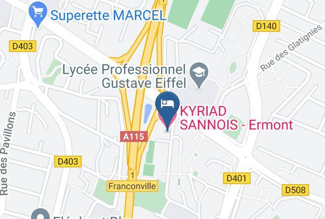 Val D Oise - Kyriad Sannois Ermont Maps