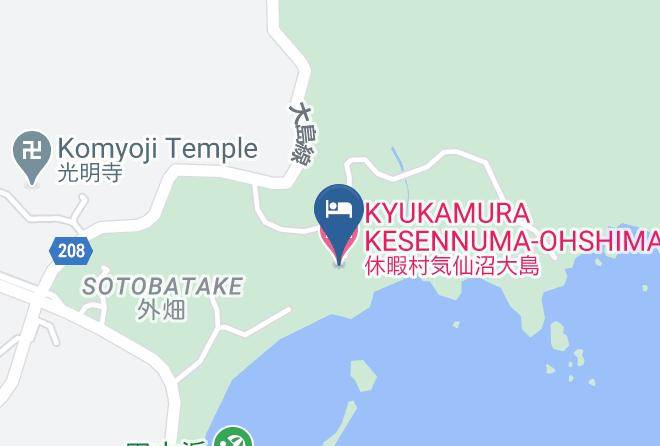 Kesennuma City - Kyukamura Kesennuma Ohshima Maps