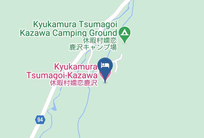 Tsumagoi Vil Agatsuma District - Kyukamura Tsumagoi Kazawa Maps
