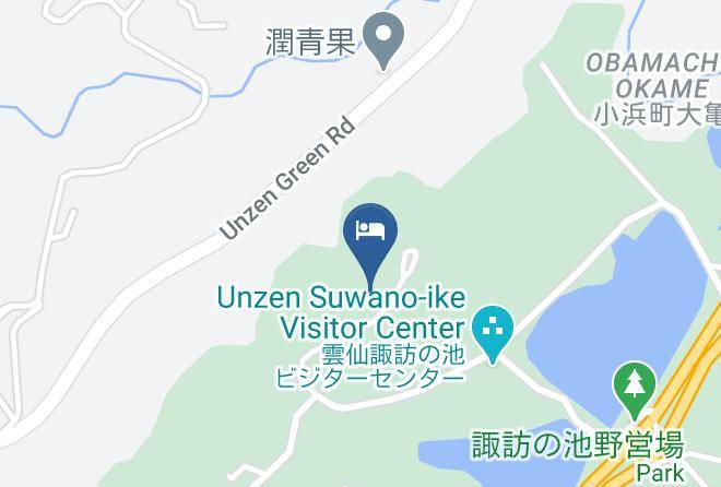 Kyukamura Unzen Map - Nagasaki Pref - Unzen City
