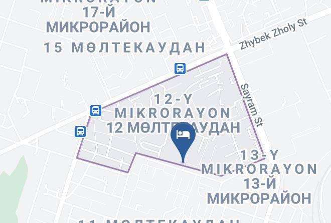 Shymkent - Kzo Hotel Maps