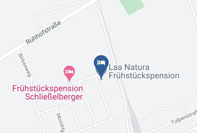 Mistelbach - Laa Natura Fruhstuckspension Maps