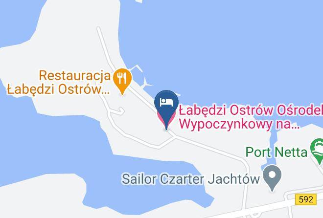 Gizycki - Labedzi Ostrow Osrodek Wypoczynkowy Na Mazurach Maps