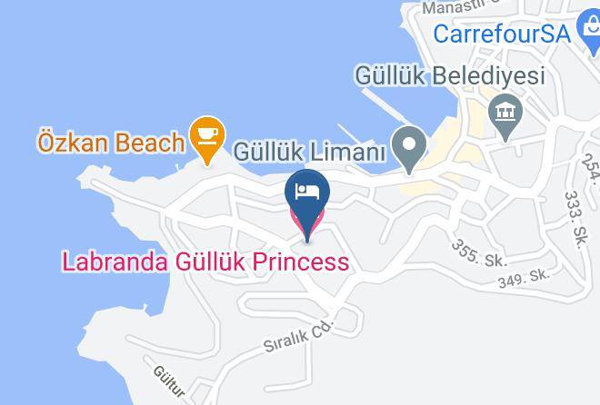 Milas - Labranda Gulluk Princess Maps