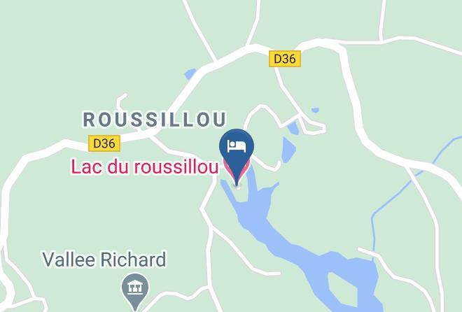 Cantal - Lac Du Roussillou Maps