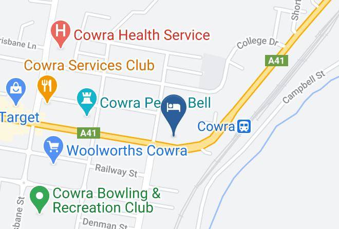 Cowra - Lachlan Valley Hotel Cowra Maps
