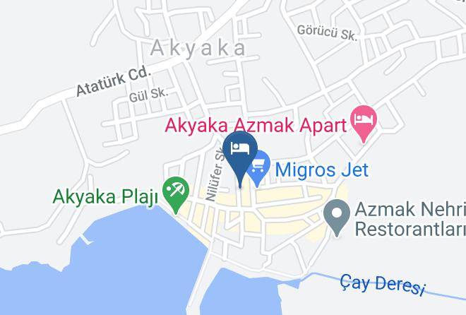 Lacivert Otel Akyaka Map