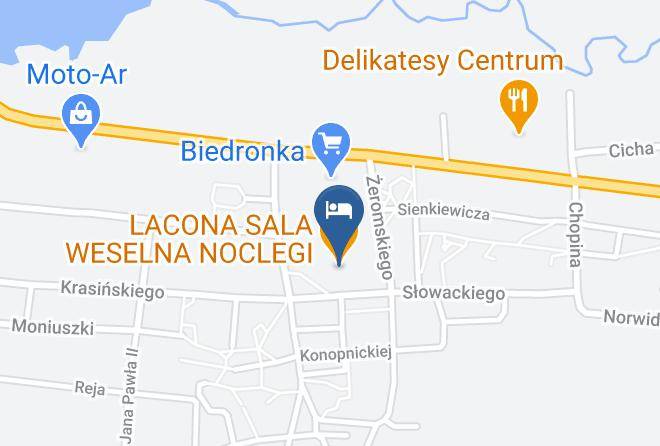 Konecki - Lacona Sala Weselna Noclegi Maps