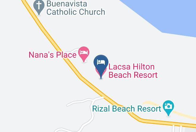 Sorsogon - Lacsa Hilton Beach Resort Maps