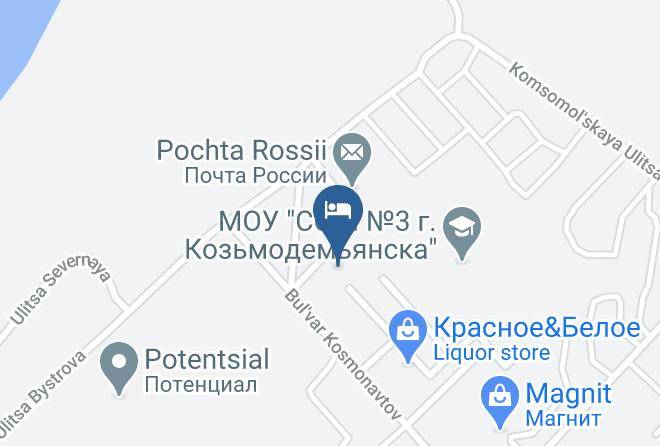 Koz Modem Yansk - Lada Gostinitsa Maps