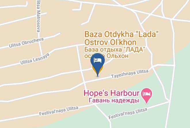 Olkhonsky District - Baza Otdykha Lada Ostrov Ol'khon Maps