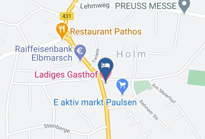 Pinneberg - Ladiges Gasthof Maps