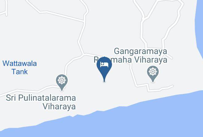 Galle - Ladja Beach Resort Maps