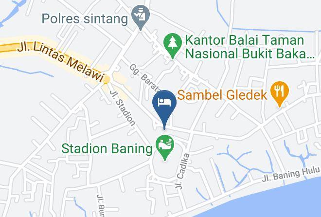 Ladja Hotel Sintang Map