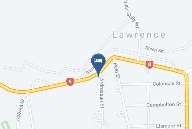 Clutha - Lawrence Motels Maps