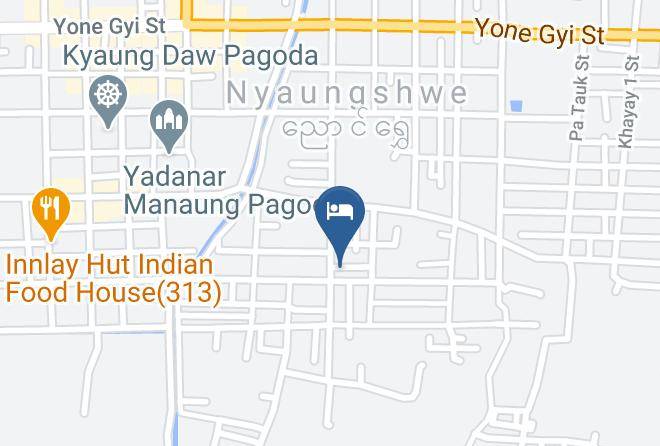 Taunggyi - Lady Princess Hotel Maps