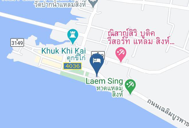 Amphoe Laem Sing - Laem Sing Natural Beach Resort Maps