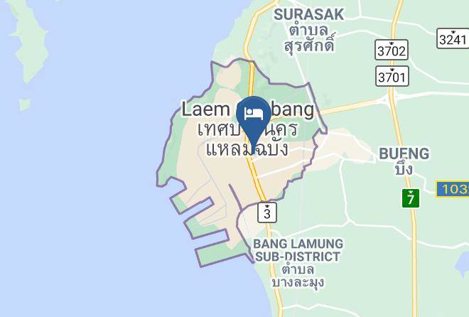 Si Racha District - Laemchabang City Hotel Maps