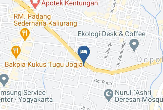 Sleman - Lafayette Boutique Hotel Maps