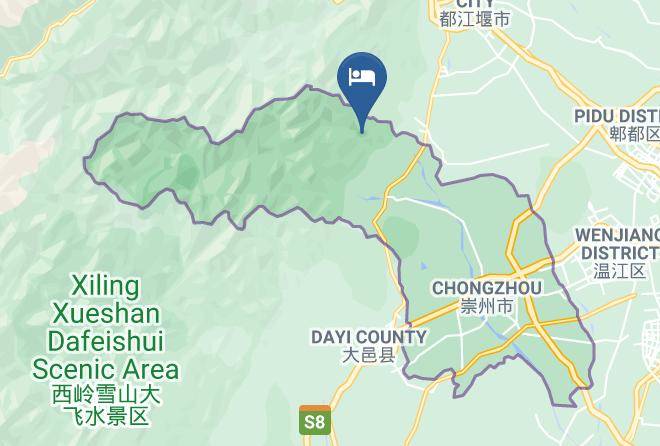 Chengdu - Lafei Xilong Hot Spring Hotel Maps