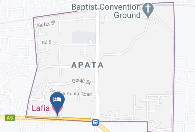 Ibadan - Lafia Hotel Maps