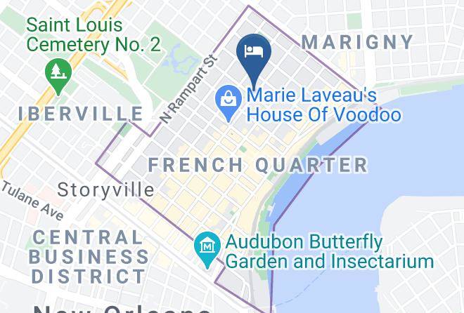 Orleans Par - Lafitte Hotel & Bar Maps