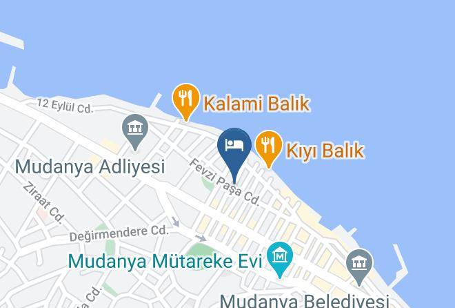 Mudanya - Lafontaine Butik Otel Maps