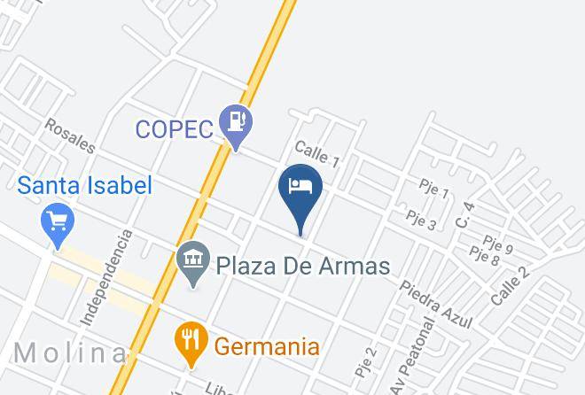 Curico Province - Lagar Hotel Boutique Maps