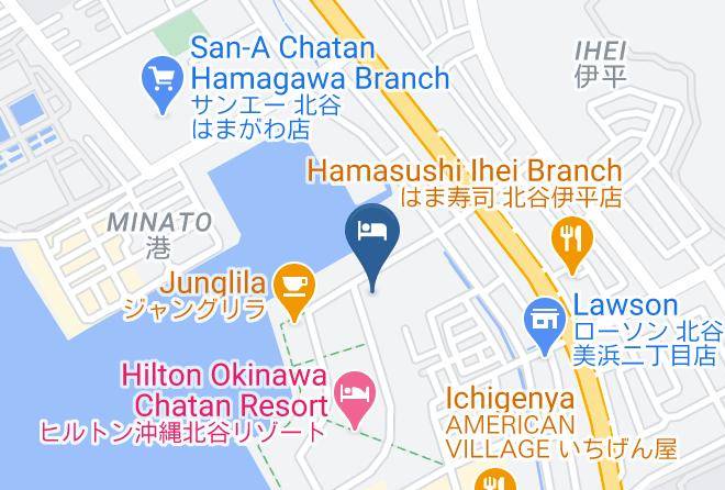 Chatan Townnakagami District - Lagent Hotel Chatan Maps