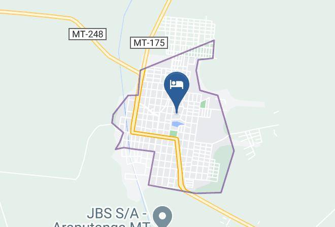 Araputanga - Lago Azul Hotel Maps