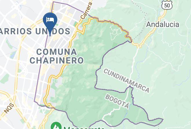 Bogota - Hotel El Lago Inn El Country Maps