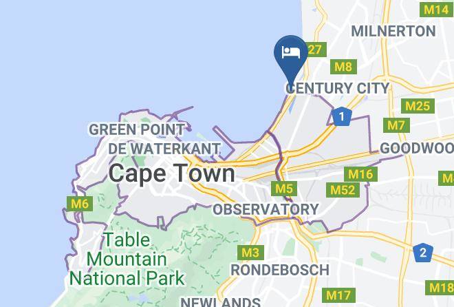 City Of Cape Town - Lagoon Beach Hotel & Spa Maps