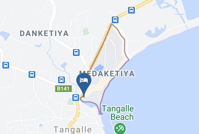 Galle - Lagoon Boutique Hotel Maps