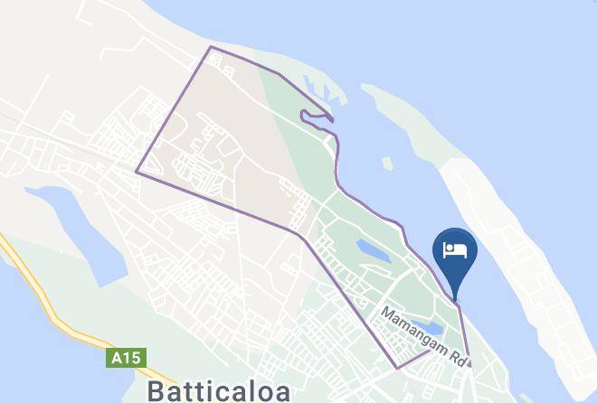 Trincomalee - Lagoon Palace Hotel Batticaloa Maps