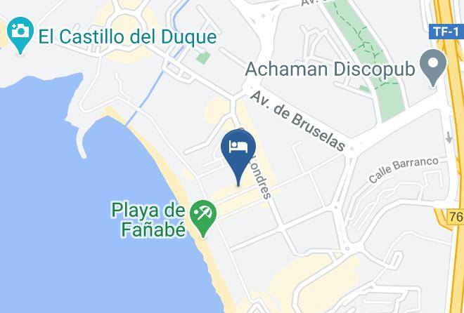 Santa Cruz De Tenerife - Lagos De Fanabe Beach Resort Maps