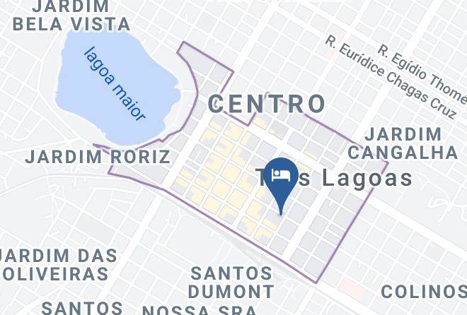 Tres Lagoas - Lagos Hotel Maps