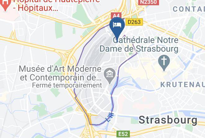 Bas Rhin - Lagrange Apart Hotel Strasbourg Wilson Maps