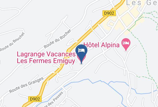 Haute Savoie - Lagrange Vacances Les Fermes Emiguy Maps