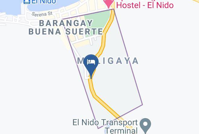 Palawan - Lagun Hotel El Nido Maps