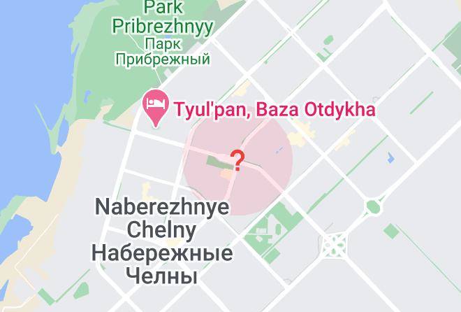 Naberezhnyye Chelny - Laguna Baza Otdykha Maps
